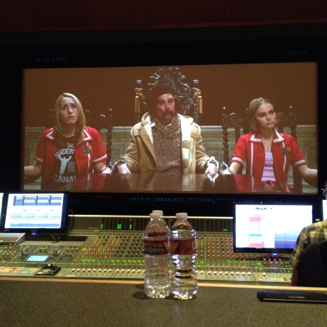 Yoga Hosers dub at Universal Studios Mix Room 2